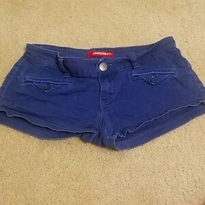 B3-Union bay . Size 7. Blue womens shorts